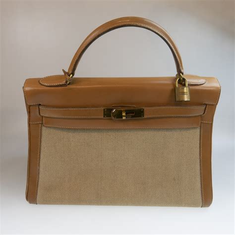 Hermes Kelly Top Handle Tan Leather Bag — Waddingtons.ca